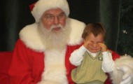 Funny pictures with Santa Claus