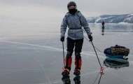 Winter trip to lake Baikal