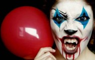 Scary clown faces