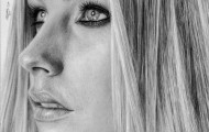 Pictures of celebrities made pencils