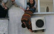 Crazy installers of air conditioners