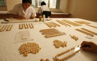 Golden pearls