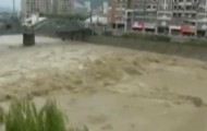 Road collapses on live TV as Typhoon Saola hits Taiwan