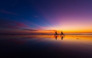 Silhouettes in the photos