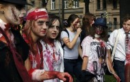 Zombimob in St. Petersburg