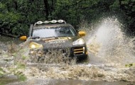 Trucks in mud