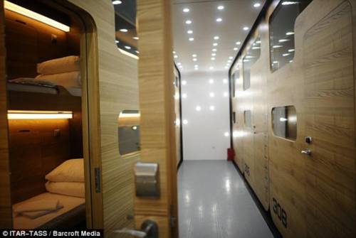 The luxurious capsule in Moscow