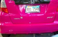 Woman and car tuning