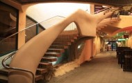 Architectural space is curved