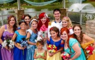 Wedding in style of a Disney animated film
