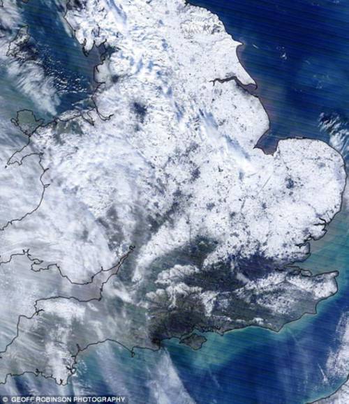 Satellite images show melting in just 24 hours