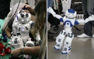 RoboCup: Robots play football