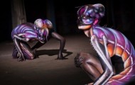 An impressive body painting