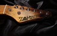 The guitar in the style of a zombie apocalypse