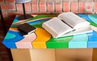 Furniture made of cardboard