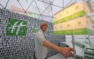 Hotel built with 200,000 plastic cards