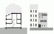 House in Berlin – an eco-friendly house with a cheerful facade of German Architects