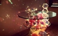 Rainbow coffee table