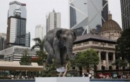 Amazing sculpture in Hong Kong
