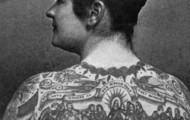 Vintage photos of women with tattoos
