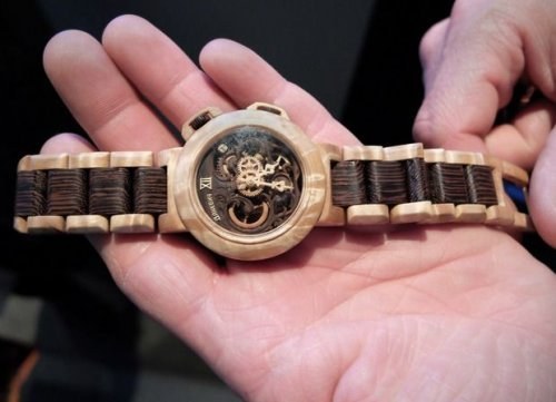 wooden watch