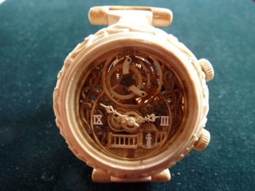 wooden watch