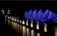 An interesting effect on the High Bridge in Iowa, USA.