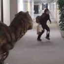 A dinosaur alive in Japan