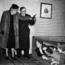The bed that protects from bombing during the Second World War