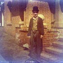 Rare color photographs of Charlie Chaplin