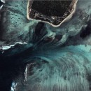 Unusual illusion of the island of Mauritius
