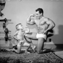 Old photographs of bodybuilders