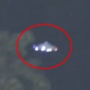 A UFO watching a baseball game?