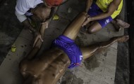 Fighting in the men’s Klong Prem prison