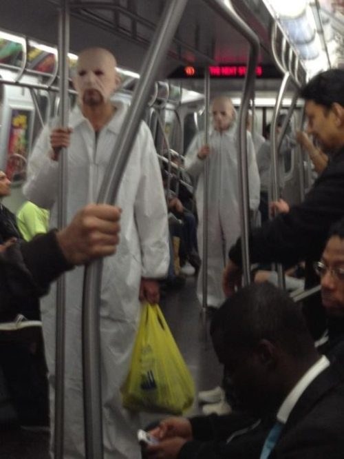 weird people at the subway