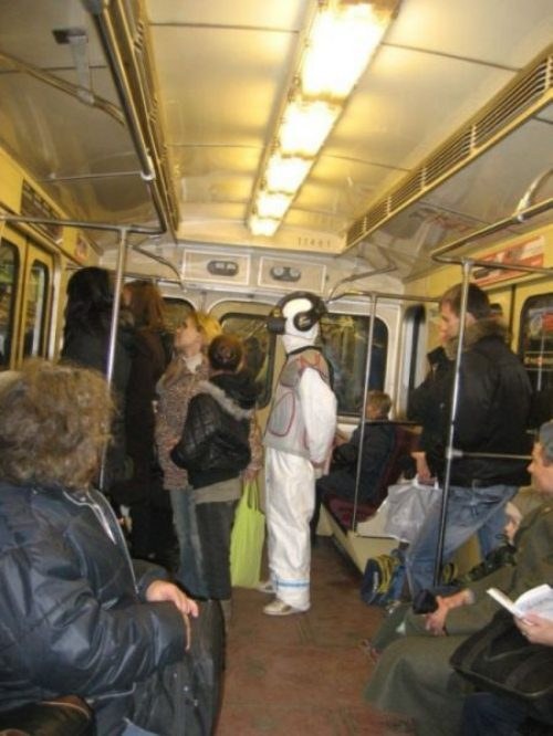 weird people at the subway