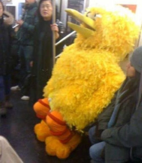 weird people at the subway