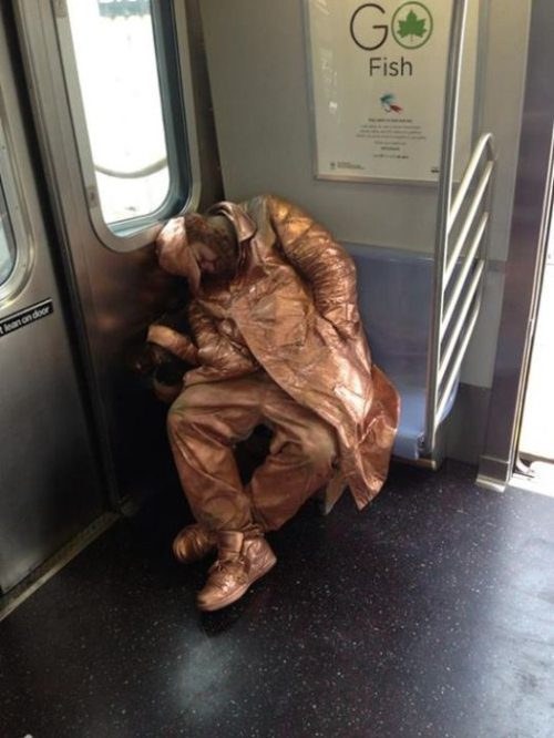weird people at the subway