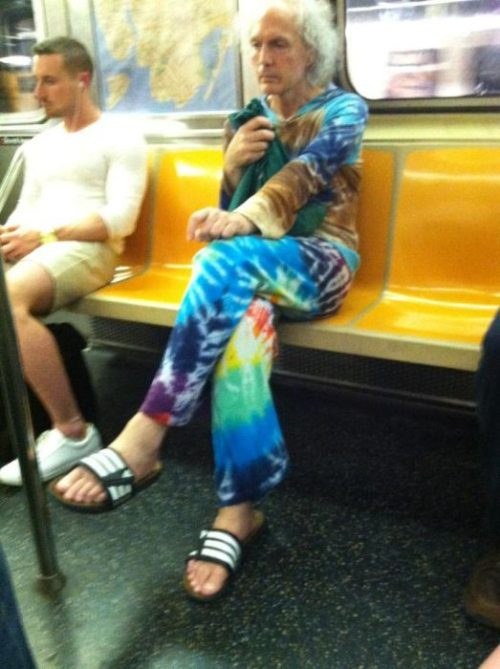 weird people at the subway