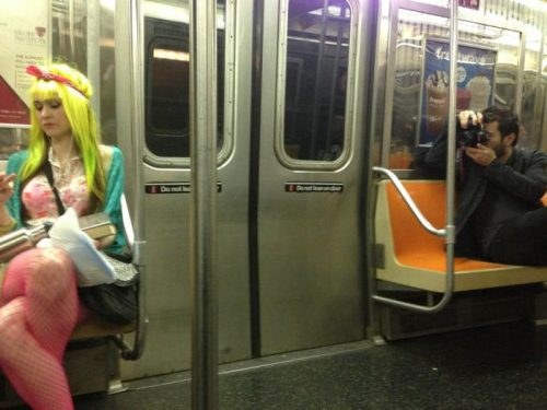 weird people at the subway