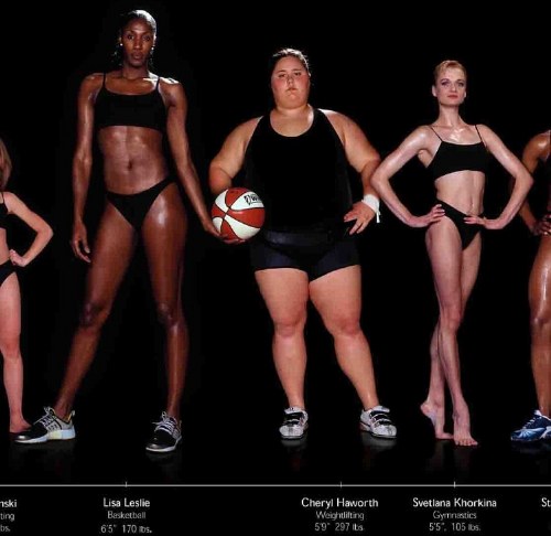 bodies of Olympic athletes