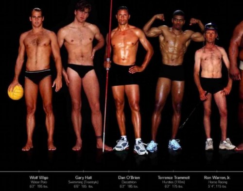 bodies of Olympic athletes
