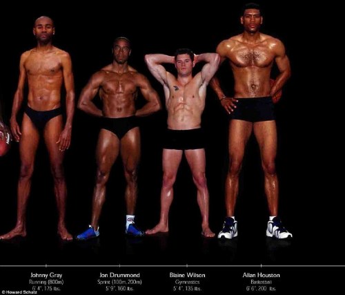 bodies of Olympic athletes
