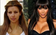 Stars with and without makeup