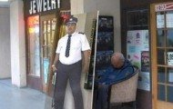 Unexpected places in which people managed to sleep