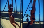 Impressive workout 18-year-old athlete