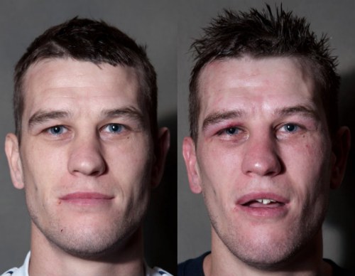 brutal contact sport
