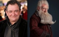 Cast of “The Hobbit” in real life and in the way gnomes