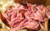 Unusual way of cooking a turkey