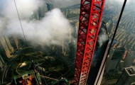 Beautiful pictures of the crane operator